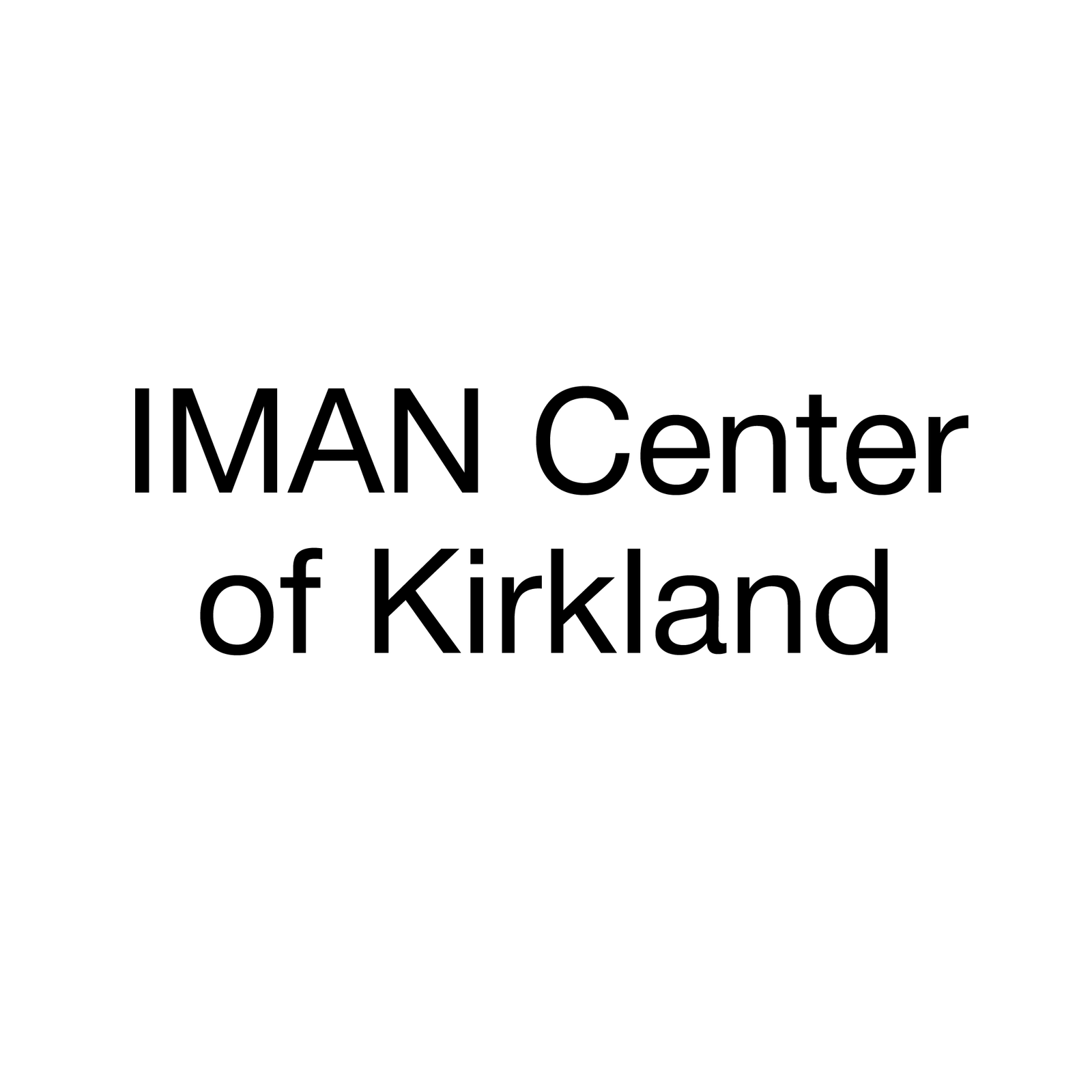 IMAN Center of Kirkland Logo